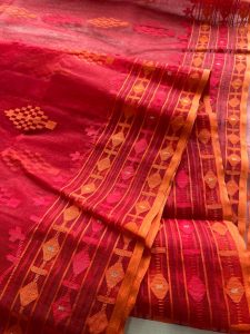 Gorgeous jamdani saree