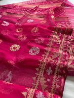 Gorgeous half silk jamdani saree